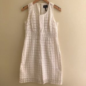 White Knit/Lace Dress - Size 4 - Laundry by Shelli